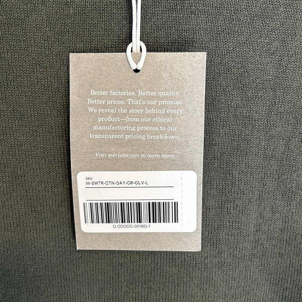 NWT Everlane The No-Sweat Sweater - Picture 3 of 10